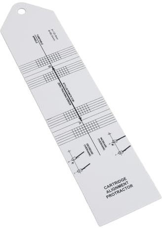 Kartuschenausrichtungs-Winkelmesser, Hochpräzises Kalibrierungs-Plattenspieler-Werkzeug, Einstellwerkzeug für Plattenspieler-Zubehör