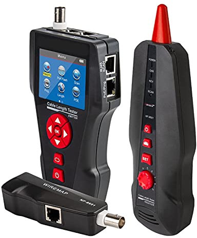 MKHFP Probador de Cable de Red Equipo de localizador de Alambre Equipo Tester Tester Line Finder Cable Tracker Buscar lineas Reparaciones del hogar