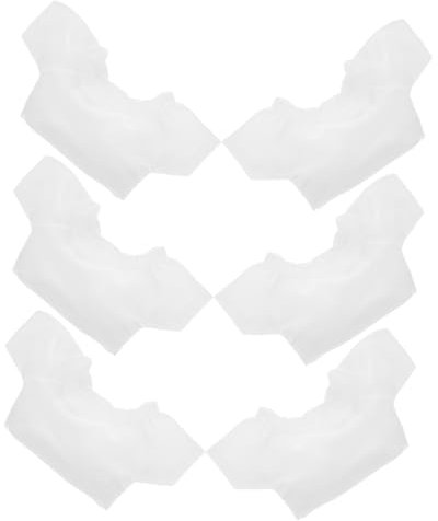 LRXIYODE 6stücke Puppen--Shirt Weißes Basic-sublimations-Shirt Für Kuscheltiere Minipuppenkleidung Bärenpuppen-Outfit Babypuppenbekleidung Bären--Shirt Leere Bärenkleidung