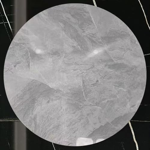 Dijateman Mesa Redonda de Madera, Giratoria de 360° Bandeja Giratoria, Plato Giratorio de 40cm - 100cm, Bandeja giratoria Grande, para Mesa de Comedor(Gray,32in(80cm))