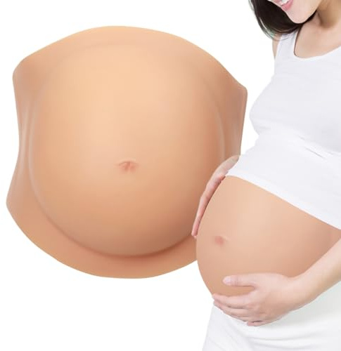Generisch Pregnancy Belly Joke Item for Pranks, Silicone Prank Pregnancy Belly for Party, Home, Office, Role Play, Cosplay, Photography