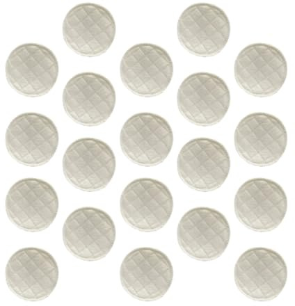 Hemobllo 20 Coppette Assorbilatte Riutilizzabili in Cotone Biologico Protezione Antiperdita e Alta Assorbenza per Allattamento e Shower