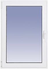 Ventanastock Ventana Aluminio 500x600 Practicable Izquierda 1 hoja carglass (Climalit Mate)