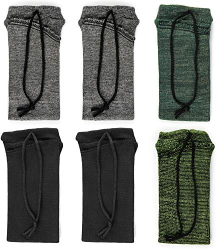 GUGULUZA Pistole Socke, Silikon ölbehandelt, Waffenstrumpf für Kurzwaffen, 6 Stück