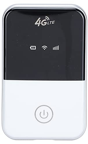 Zunate Routeur WiFi, Point D'accès WiFi Portable 3G/4G, Mini Modem Débloqué Portable avec Emplacement pour Carte SIM, Modem LTE 4G, pour Les Voyages de Bureau à Domicile(Version européenne)