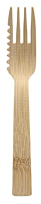 Papstar Kuchengabeln aus Bambus