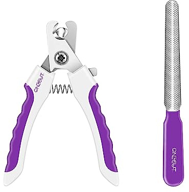 OneCut Nagelknipser für kleine Hunde und Katzen, Edelstahl, für Kaninchen, Meerschweinchen, Vögel, Welpen, Kätzchen und Kleintiere, Haustier-Nagelknipser für den professionellen und privaten Gebrauch