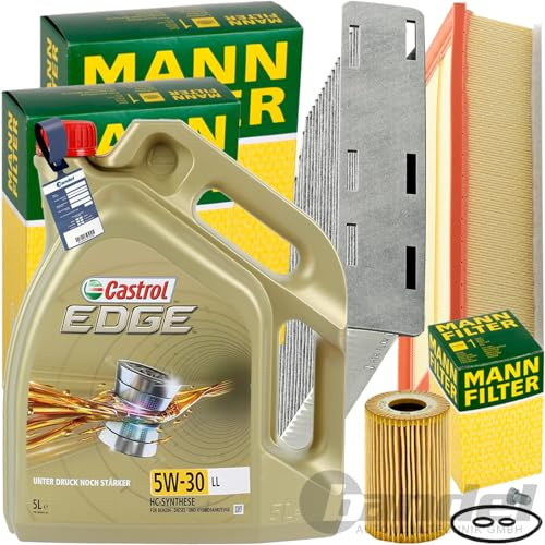 Inspektionspaket + 5L 5W-30 Motoröl passend für A3 8P Caddy 4