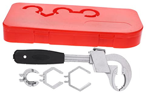 Angoily 1 Satz Wasserhahnschlüssel Adjustable Wrench Rohrzange Sanitär-reparatur-tool Verstellbarer Schraubenschlüssel Maulschlüssel Satz Werkzeug Einstellbar Aluminiumlegierung