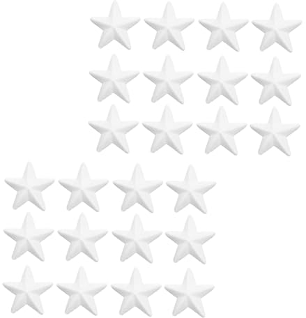 OATIPHO STK Schaum Pentagramm DIY-Bastelstern Styropor Stern Form Weihnachtsdekorationen Christbaumschmuck Weihnachtsbaumstern selber Machen DIY-Stern-Versorgung Haupt