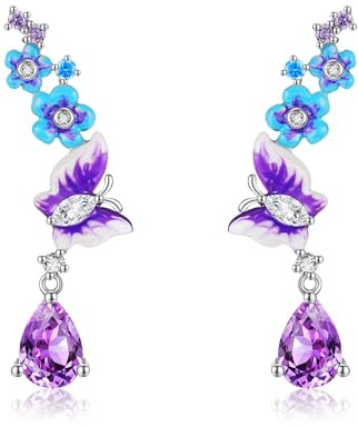 POPLYKE Boucles d'oreilles à tige en argent sterling 925 en forme de tournesol pour filles, cadeaux d'anniversaire, pierre de lune, boucles d'oreilles tournesol plaquées or pour femmes, cadeaux de