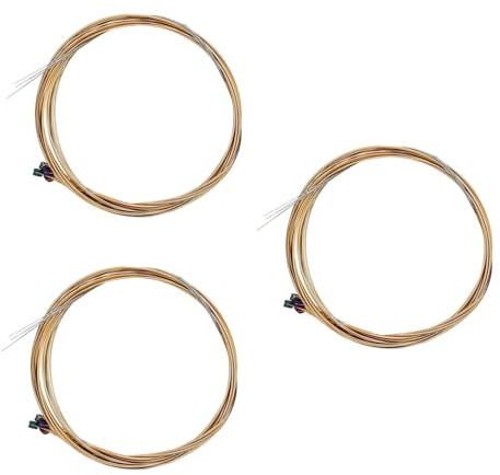 Abaodam 3 Sets String Guitar Strings Stainless Steel for Acoustic Guitar Replacement Metal