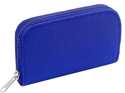 Custodia per schede di memoria, custodia portatile per schede di memoria con cerniera, custodia per il trasporto di schede di memoria, supporto per schede, organizzatore di trasporto di schede SD