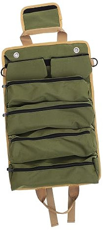 LIFKOME Rangement pour Outils Électriques Poche à Outils Toile Oxford avec Organisateur Douille de Transport pour Artisan Électricien