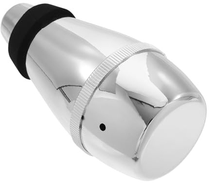 STOBAZA Sordina para Trompeta de Abs Color Plata Reducción de Sonido y Fácil Instalación para Amantes Trompeta