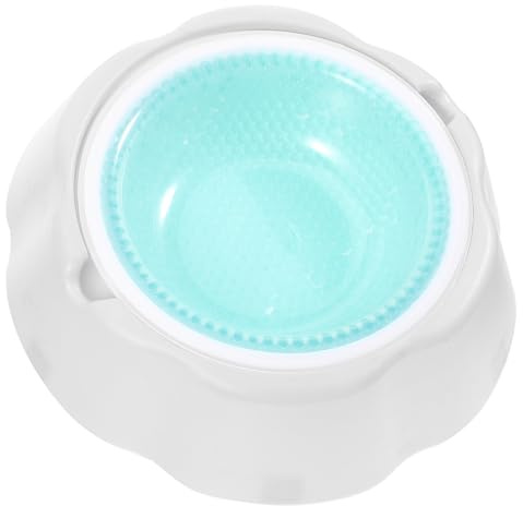 BAZEITFLOW Ciotola Refrigerante per Animali Domestici Verde Ciotola Isolata per Acqua e Cibo Cani e Gatti Base Stabile Anti-Rovesciamento per Uso Estivo e Sollievo Termico