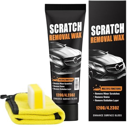 Effaceur de Rayures pour Véhicules,de Finition Brillante | Kit efface rayures 120 g pour voiture | Camion SUV RV Véhicule Phare Vitre Bavette