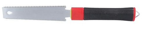 OPPWONG Woodworking Japanese Hand Saw, 2 Sided SK5 Pruning Saw for Fine Tooth Cutting, Bamboo PVC Solid Wood Tenon, with Plastic Handle, Ideal for Carpenter Woodworker