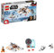 LEGO 75268 Star Wars Snowspeeder and Speeder Bike Playset with Starter Brick for Preschool Kids