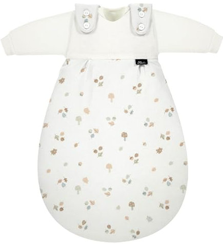 Alvi Baby-Mäxchen Original (3-teilig) | Außensack + 2 Innensäcke | mitwachsender, atmungsaktiver Babyschlafsack | birnenförmig für Strampelfreiheit | 100% Baumwolle | für Sommer & Winter