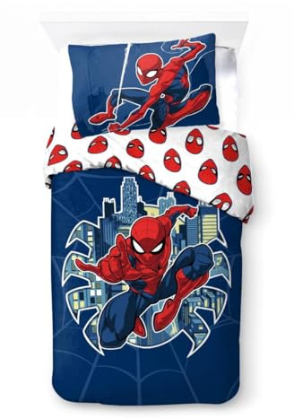 Spiderman Single Duvet Cover Bed Set Kid's Bedding