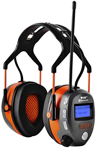 Boxer® Bluetooth-Gehörschutz mit DAB/FM-Radio - Wasserabweisend, Leichtgewicht, Lärmschutz mit 22 dB Dämmung, Integriertes Mikrofon und Langanhaltender Akku