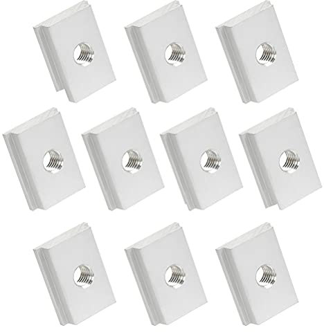 TIMESETL 10 dadi a scanalatura a T M8 filettati dadi scorrevoli 30 x 23 mm per utensili per la lavorazione del legno