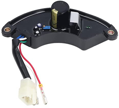 Yunseity Regolatore di Tensione del Generatore AVR Universale per Generatore a Benzina Monofase 5‑6.5KW, Parti del Generatore Stile Mezzaluna Regolatore di Tensione 220V