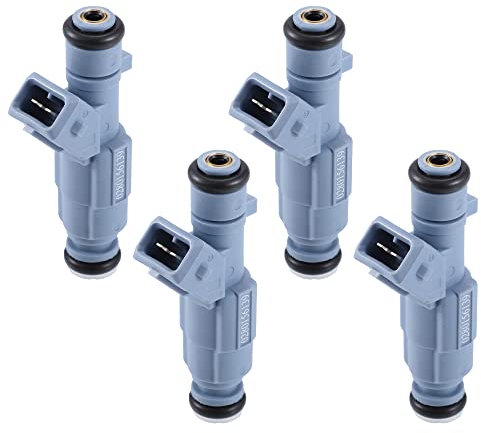 A ABSOPRO 4pcs 0280156139 Voiture Carburant Injecteur pour Peugeot 206 2.0L 2003-2007