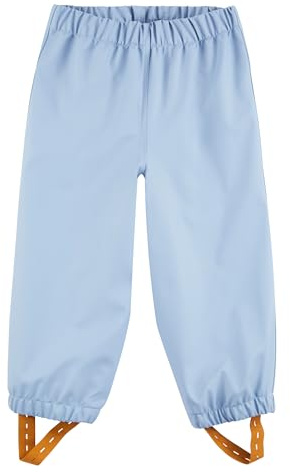Sterntaler Regenhose ungefüttert Uni - Kinder Regenhose wasserdicht - Jungen Matsch- und Buddelhose ohne Latz mit verschweißten Nähten - robuste Regenbekleidung - blau, Größe 122