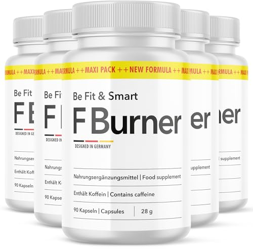 Fburner Be Fit & Smart - Maxi-Pack für den Mann und die Frau - 5x 90 Kapseln pro Dose