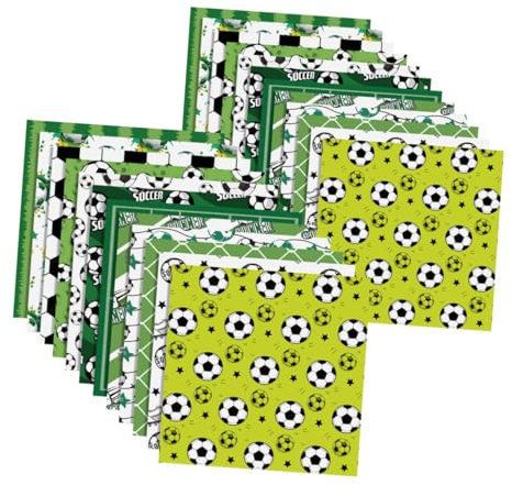 Cabilock Fußball-geschenkpapierrolle Blatt Fußball-geburtstags-geschenkpapier für Jungen und Kinder Sport-geburtstags-geschenkpapier