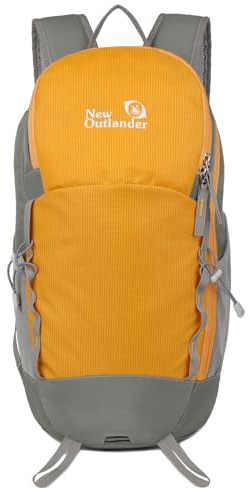 Kavolet 25L Wanderrucksack, Rucksack Klein Travel Daypack Wandern Rucksack wasserdicht leicht Tagesrucksack für Herren Damen, verstaubarer Sportrucksack für Reisen und Camping