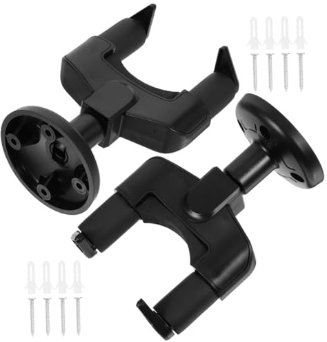 ULDIGI 2sätze Wandhalterung Für Violine Und Gitarre Ukulele Display Rack Erhu Halterung Schnelle Wandmontage Anti-fall-schnallen-design Platzsparend Und Stabil