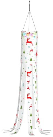 Windsäcke für Weihnachten, Urlaub, Halloween, 101,6 cm, Halloween-Dekoration zum Aufhängen, für Hof, Terrasse, Garten, Weg, Party