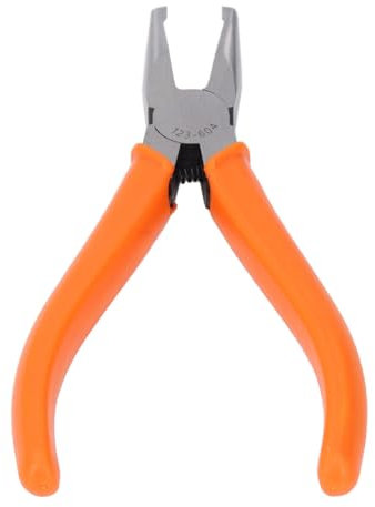 Transverse End Cutter Plier, 4mm End Cutting Pliers Flush Cut Pliers Angle Spring Loaded and Non Slip Grip for Plastic Soft Wire, Side-Cutting Pliers