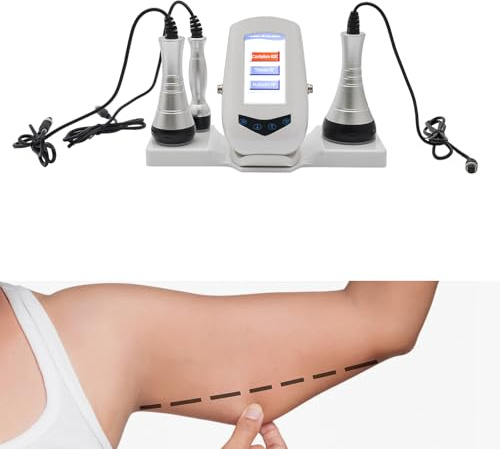 Massaggiatore corpo 3 in 1 40 K cavitazione radio frequenza macchina professionale formatura del corpo, strumento per la cura della pelle per viso, braccio, vita, addome, gamba