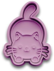 Katzen II Ausstechform für Katzenfans | Katzenmotive zum ausstechen von Keksteig | Katzen Plätzchenform | M2