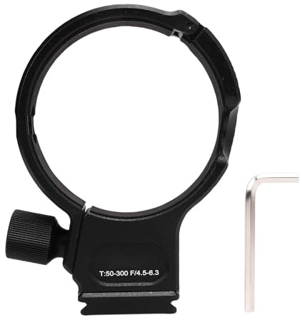 VELATEMOR Anello di Montaggio in Treppiede del Colletto in Metallo, Adattatore Ad Anello del Treppiede della Fotocamera, Adatto per il Collare Treppiede di T50-300mm F4.5-6.3
