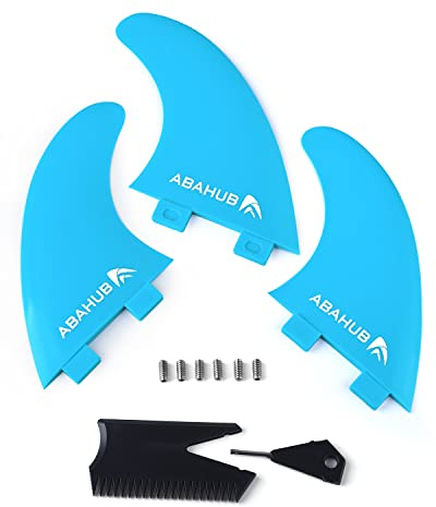 Abahub Kit 3 Aileron de Planche de Surf Compatible avec FCS G5 / Future 437