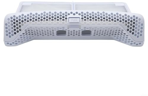Hoppipola Filtro anti-pelucchi per asciugatrice AEG per Electrolux 8074539019, robusto filtro in plastica bianca per un flusso d'aria efficiente, facile da installare, 335 x 170 x 80 mm