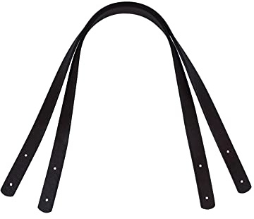 besbomig 2 Stck Tasche Griff PU Taschengurt mit Nieten Taschenriemen 60CM Einfarbig Umhängegurt für Handtasche Geldbörsen Ersatz Tasche Zubehör,Schwarz