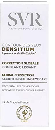 SVR - Contour des Yeux Densitium - Correction Globale, Comblant, Lissant - Anti-rides - Enrichie en Acide Hyaluronique - 15 ml