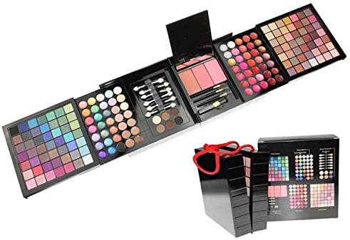 VIOLA HOUSE Kit Maquillage Femme 177 Couleurs, Coffret Maquillage avec Rouge à Lèvres, Pinceaux, Bâton Contour, Correcteur, Fard à Joues