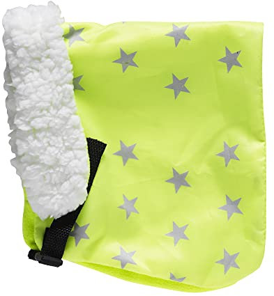 Panduro Hobby Horse Outfit Set - Gelbe Reflexdecke mit Kragen für Steckenpferde – Gelb 40x20 cm