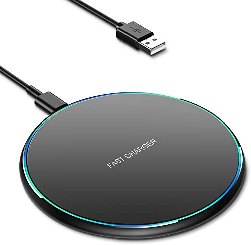 Chargeur sans Fil Rapide, Chargeur Induction 15W Charging Pad pour iPhone 5