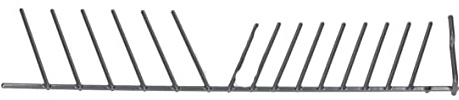 ensipart Unterkorbeinsatz kompatibel/Ersatz wie beko 1742820400 Halter für Teller in Geschirrspüler 16 Klappstacheln