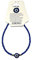 VIE Evil Eye Bracelet with 2 Gold Beads Each Side (Blue)