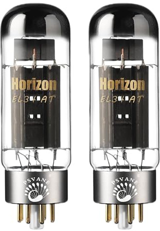 PSVANE Horizon Series EL34-AT - Amplificatore per tubi sottovuoto, 2 pezzi