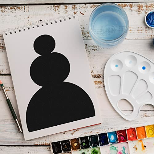 Schablone Schachfigur Spiel v8 Design Stencil DIY Airbrush Muster Wandgestaltung Sprühschablone 21 x 29 cm